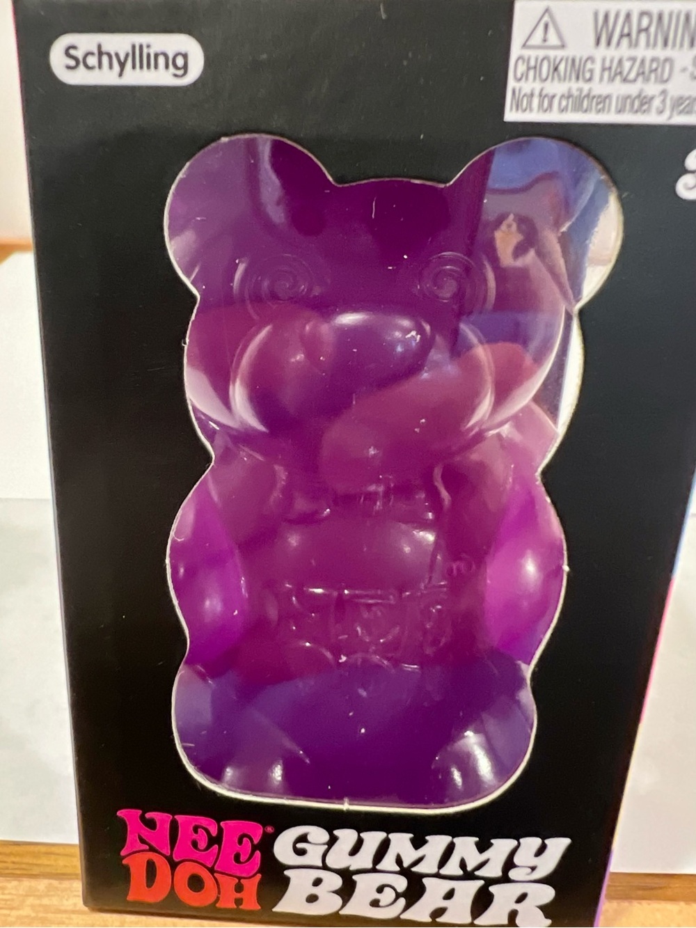 💜NeeDoh Purple Gummy Bear Squishy Collectible ✨